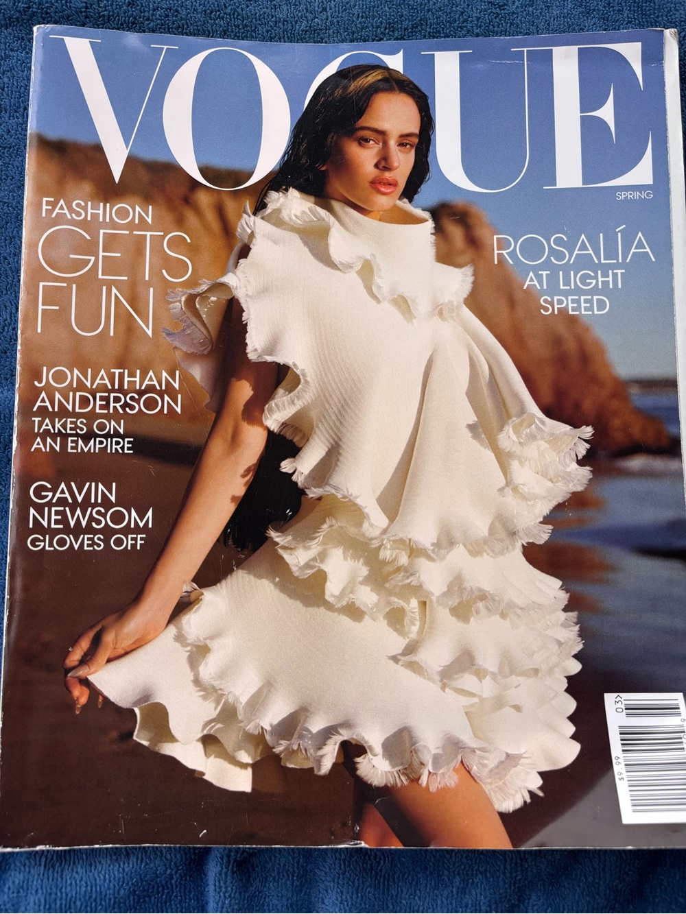 Vogue Magazine Spring 2026 ROSALIA Spring Fashion Gavin Newsom